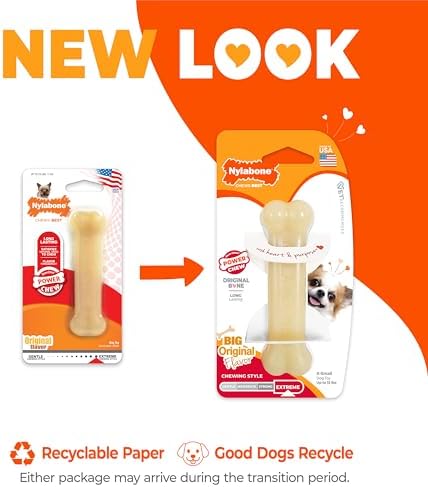 Nylabone Power Chew Original Bone Dog Chew Toy, Original Flavor - Image 4