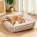 Orthopedic Large Dog Bed Calming Pet Sofa Bed 36''x28'' Khaki by Unknown