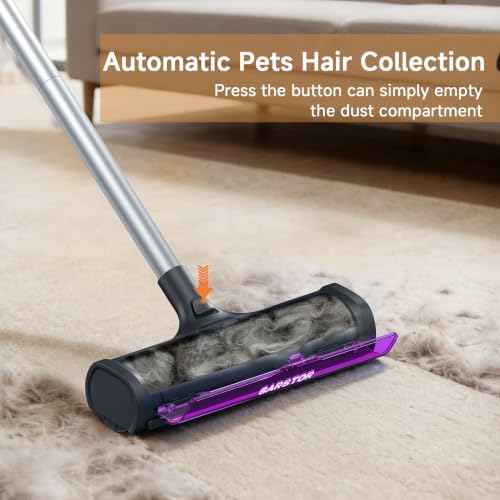 Pet Hair Remover for Carpet, Carpet Sweeper - Image 3