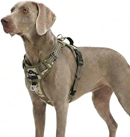 Funfox Dog Harness No Pull, Adjustable Pet Vest Harness, Super Soft Material by MyFUNFOX