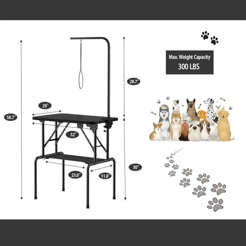 32 Inch Foldable Dog Grooming Table - Image 3