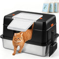 Vivifying XL Stainless Steel Cat Litter Box by Vivifying