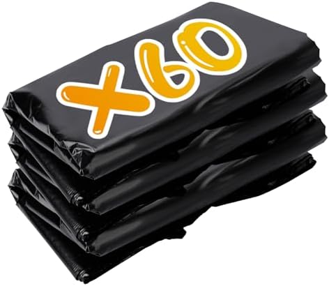 60 Count Dog Poop Waste Bags for Pooper Scooper Swivel Bin by Ulugt