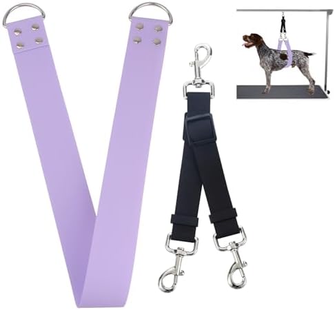 Pet Dog Grooming Belly Strap – 2 Inch Wide Waterproof PVC Support Band by DISCPETSEC