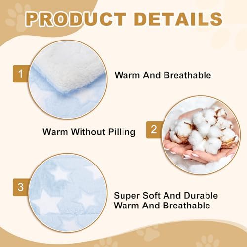Dog Cat Bed Mat, Soft Coral Fleece Pet Cushion Pad - Image 3