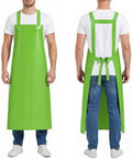 Molaxhome TPU Waterproof Apron Lightweight Oil-resistant Chef Apron by Molaxhome
