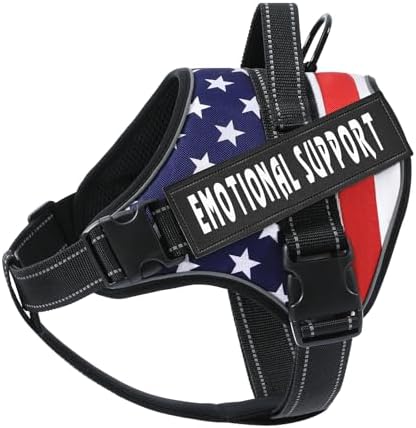 voopet Emotional Support Dog Harness, Professional Service Dog Vest Harness by voopet