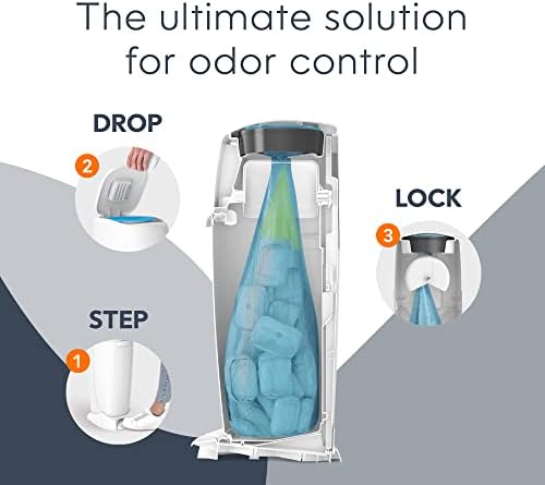 Diaper Genie Complete Diaper Pail – Includes 1 Refill & 1 Carbon Filter - Image 6