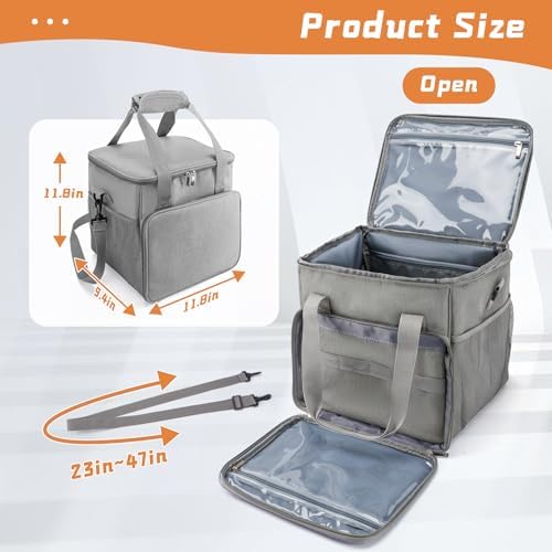 SMYV Pet Grooming Bag for Dog Grooming Supplies, Dog Tote Travel Bag for Pets - Image 2