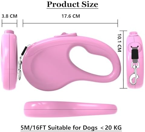 Retractable Dog Leash for Small Medium Dogs - Image 2