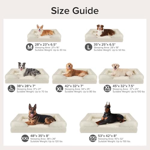 INVENHO Orthopedic Large Dog Bed, Washable Waterproof, Egg-Crate Foam Dog Couch - Image 7