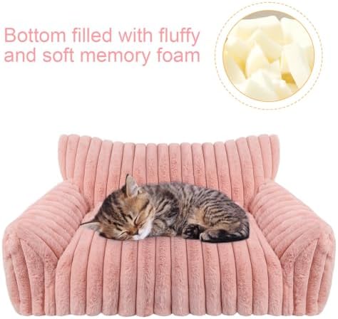 Cute Cat Couch Bed for Indoor Cats, Dog Beds for Small Dogs Couch - Image 3
