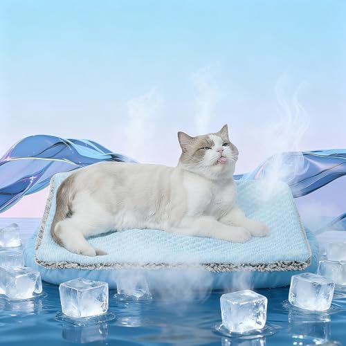2-in-1 Cat Cooling Mat & Self Warming Pet Bed-18 * 24in, All Season by Unknown