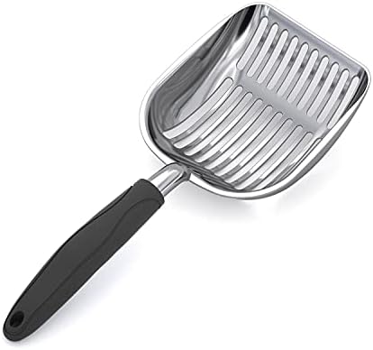 WePet Cat Litter Scoop, Aluminum Alloy Sifter, Kitty Metal Scooper, Deep Shovel by WePet