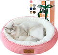 Zerbuger 20in Pink Round Dog Bed Sofa by Zerbuger