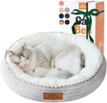 Zerbuger 20in Light Grey Round Dog Bed Sofa by Zerbuger