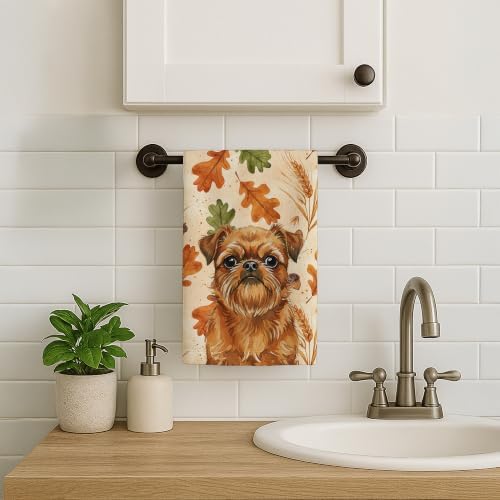 Caroline's Treasures Brussels Griffon Dogs Kitchen Towel 15x25 in - Image 2