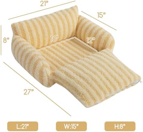 Hollypet Cat Bed Small Dog Orthopedic Couch Beds - Image 3