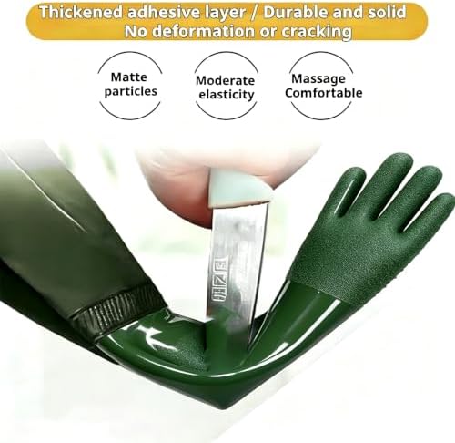 YOFANG 27.2" Long Sleeve Pet Grooming Bathing Gloves Anti-Scratch - Image 5