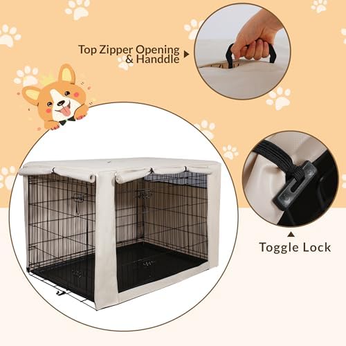 HiCaptain 30-Inch Dog Crate Cover - Image 6