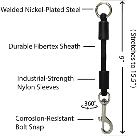 BUNGEE DOG LEASH EXTENSION – Patented Shock Absorber Attachment Protects You - Image 4