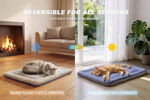 Self Warming Cat Bed, Reversible Cooling Mat - Image 2