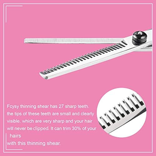 Hair Cutting Scissors Thinning Shears- Fcysy Professional Barber Sharp Hair - Image 3