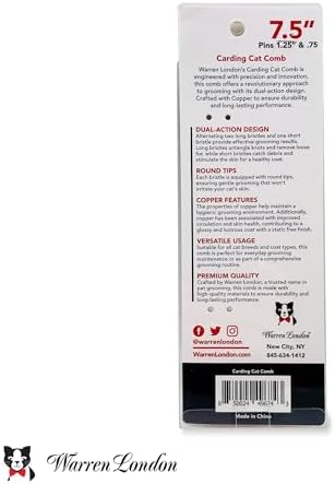 Warren London Carding Cat Comb | 7.5 inches made - Image 7