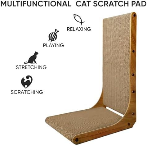 Cat Scratcher, L-Shaped Cat Scratching Pad - Image 3
