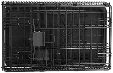 Amazon Basics Portable, Foldable Metal Wire Dog Crate - Image 4