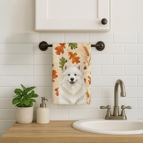 Caroline's Treasures Samoyed Dogs Kitchen Towel 15x25 in - Image 2