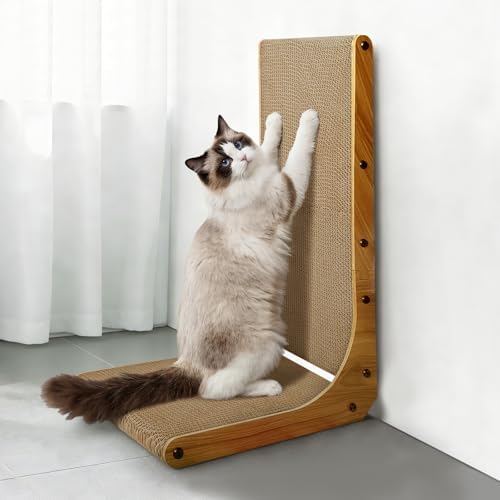 Cat Scratcher, L-Shaped Cat Scratching Pad, 26 Inch - Image 5
