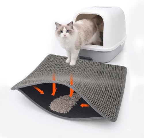 Cat Litter Mat, Double Layer Litter Trapping Mat by Unknown