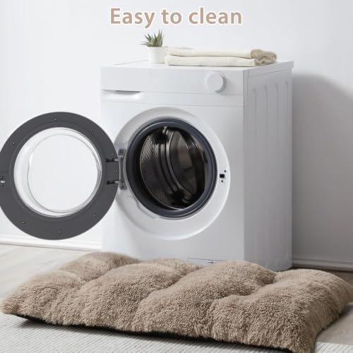 BFPETHOME Dog Bed for Large Dogs, Plush Kennel Pad for Sleeping &Ease Anxiety - Image 5
