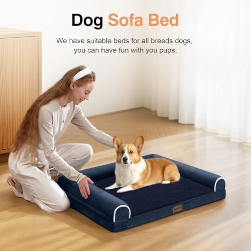 NANUYA Orthopedic Dog Bed for Medium Dogs, 30 x 20 Inch - Image 3