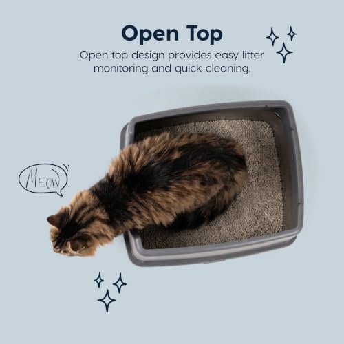 IRIS USA Stainless Steel Litter Box Enclosed High Sided - Image 5