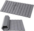 Linidcoud Foldable Stone Bath Mat, Non Slip Large Diatomaceous Shower Mat by linidcoudhome