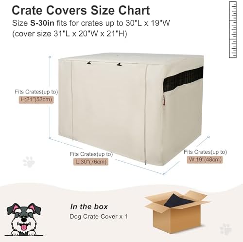 HiCaptain 30-Inch Dog Crate Cover - Image 5