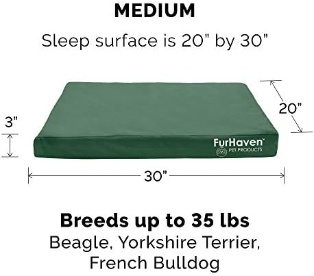 Furhaven Replacement Dog Bed Cover Water-Resistant Indoor/Outdoor Logo Print - Image 3