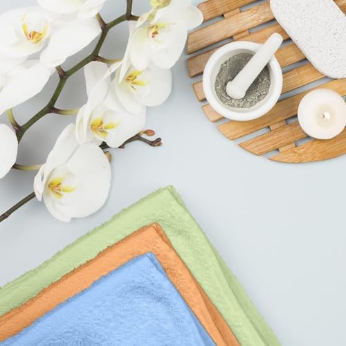 KAHAF COLLECTION 100% Cotton Wash Cloths, Lightweight, Extra Absorbent - Image 4