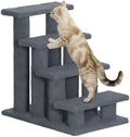 PawHut 25" 4-Step Multi-Level Cat Scratching Post Gray by PawHut
