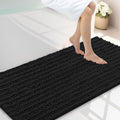 Smiry Bathroom Rugs 47X24, Extra Soft Rubber Backing Chenille Bath Mats by Smiry