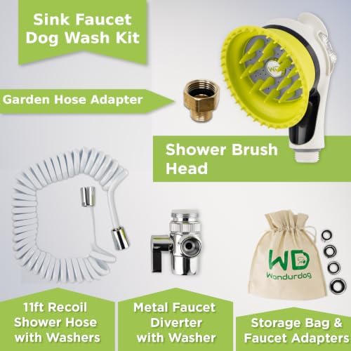 Wondurdog Dog Wash Faucet Sprayer Attachment, Fits Most Sink Faucets - Image 2