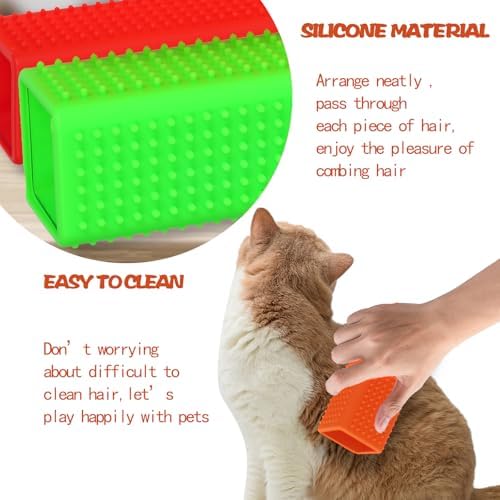 2pcs Pet Dog Cat Hair Remover, Pet Hair Removal Tool, Hollow Cleaner Brush - Image 6