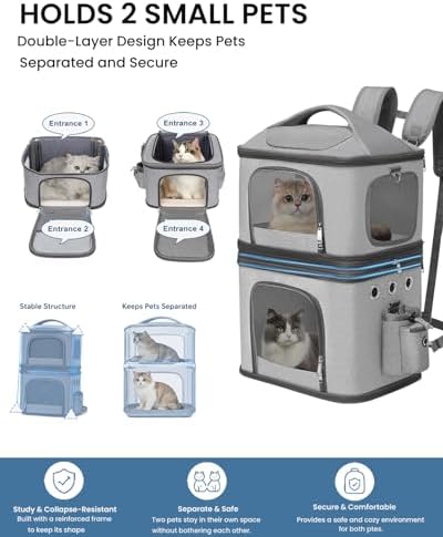 HOVONO Detachable Double Cat Backpack Carrier - Image 2