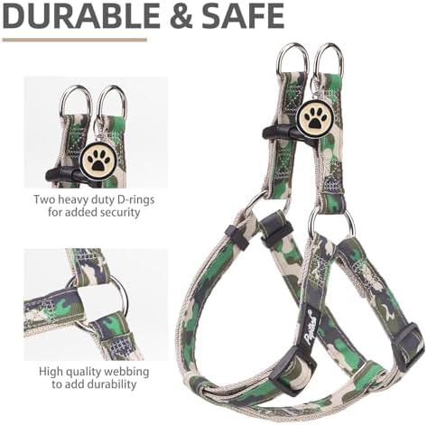 PUPTECK No Pull Dog Harness Medium Sized Step-in Adjustable Puppy Vest - Image 2