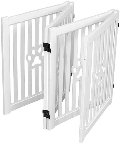 4 Panel Dog Gate White - Image 3