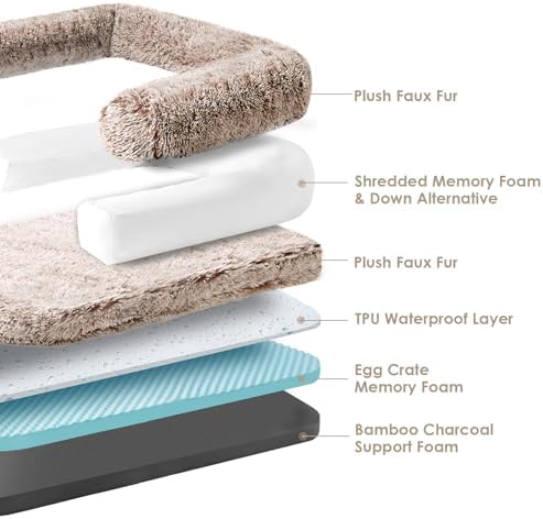 EHEYCIGA Orthopedic Foldable Human Dog Bed - Image 4
