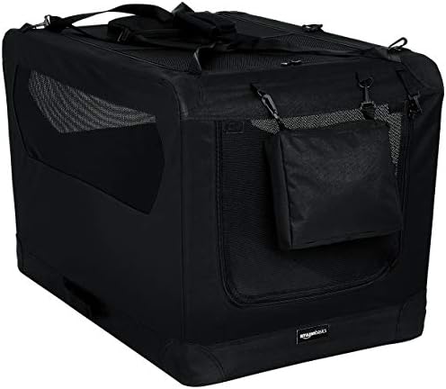 Amazon Basics Foldable Portable Soft Pet Dog Crate Carrier Kennel by AmazonBasics