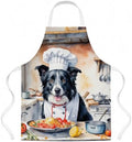 Caroline's Treasures Border Collie The Chef Apron Cooking Kitchen Server Baking by CarolinesTreasures